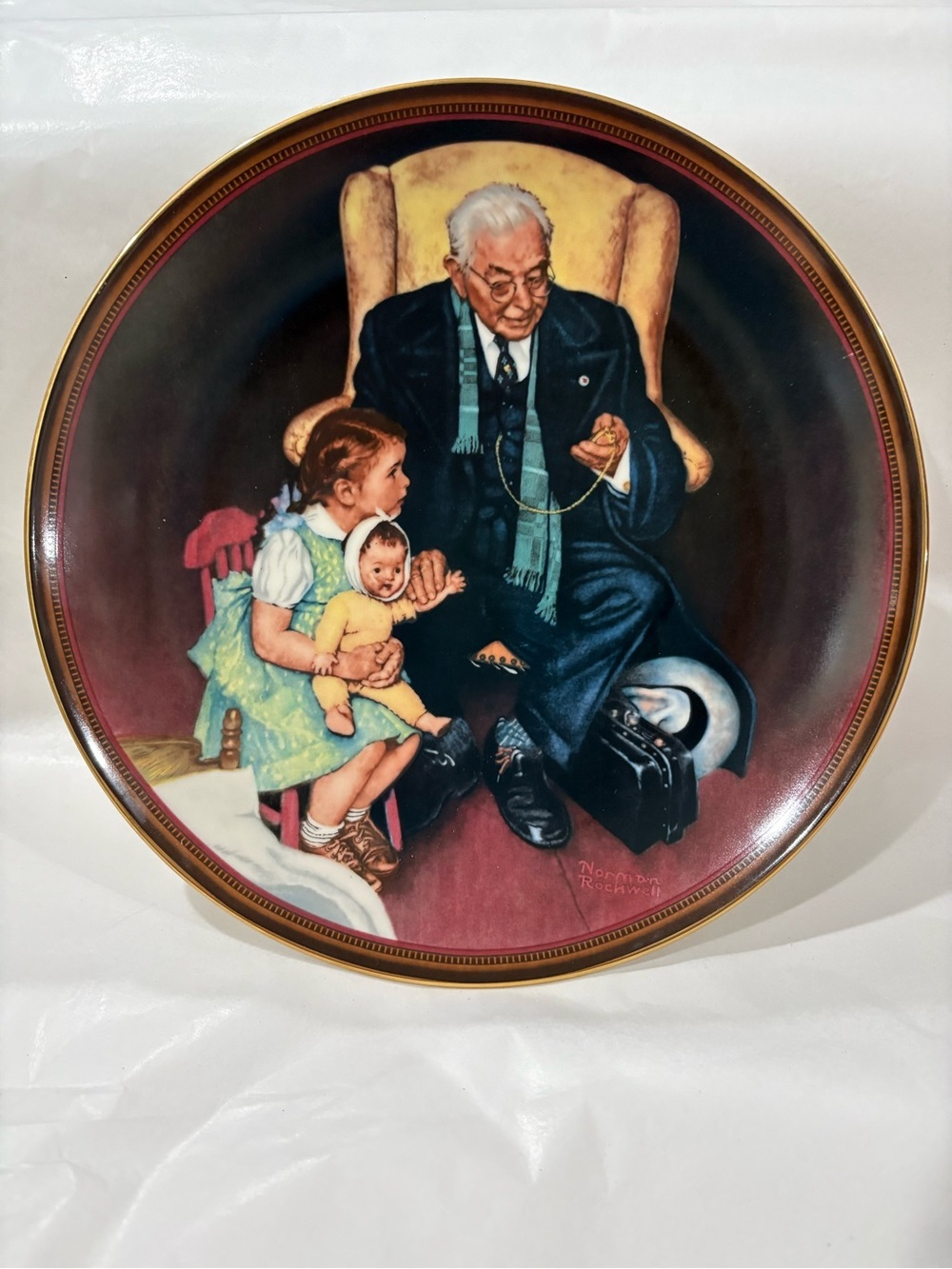 Norman Rockwell Collector Plate -‘Tender Loving Care’